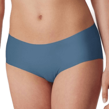 Schiesser Invisible Cotton Hipster Panty Blå