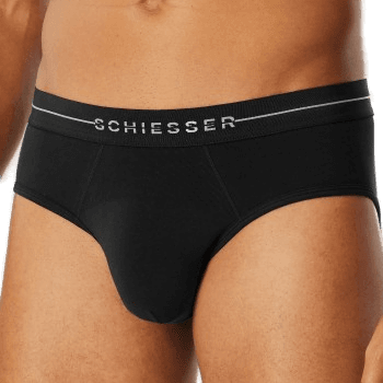 Schiesser Cotton Flex Rio Briefs Svart