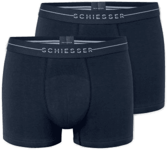 Schiesser Cotton Flex Trunks Marine 2P
