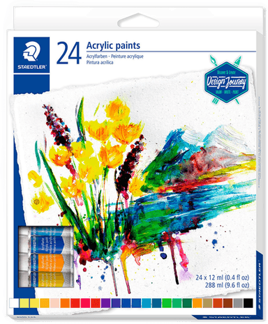 Staedtler Akrylmaling 24 x 12 ml