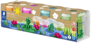 Staedtler Modelleringsleire 4pk neon