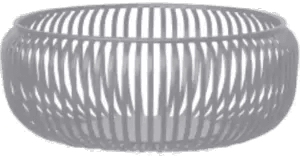 Blomus Lito Skål M Ø25 cm Steel Gray