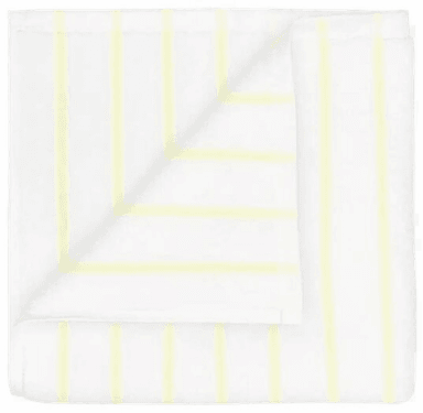 Blomus Arto håndhåndkle 100x50 cm hvit/gul