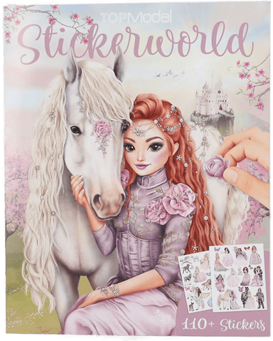 Topmodel Klistremerkebok Viva Violet