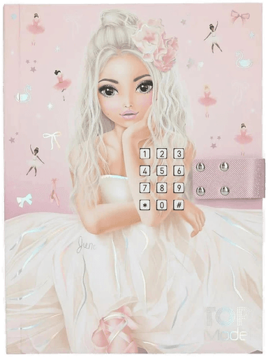 Topmodel Dagbok med kode og musikk Ballett