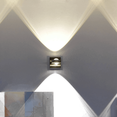 Qsmarthome Justerbar LED-vegglampe Fisheye