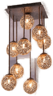 Paul Neuhaus Greta taklampe 55 cm