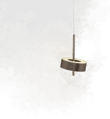 Qsmarthome Hengelampe Q-Rotate Ø14cm