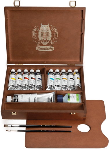 Schmincke PRIMAcryl Akrylmaling Wooden Box