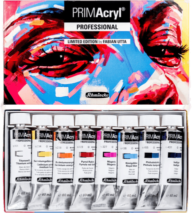 Schmincke PRIMAcryl Akrylmaling 60 ml 8-sett