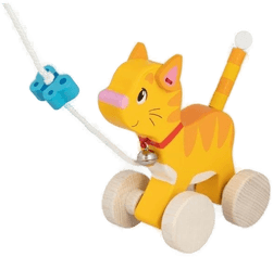 Goki Pull Animal Kitten