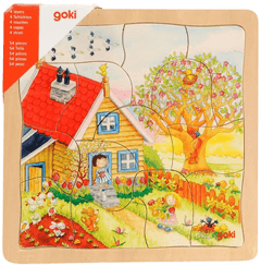 Goki 4-layer Puzzle Seasons