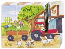 Goki Wooden Block Puzzle Seasons