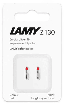 Lamy Z130 Ekstra tupper - Rød
