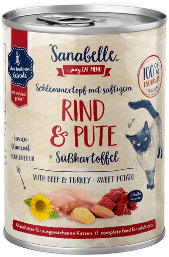 Sanabelle Kjøtt i saus Oksekjøtt og kalkun