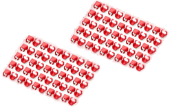 Digitus Color Clips Red 100pcs