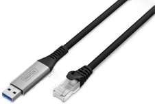 Digitus nettverkskabel 2 meter svart