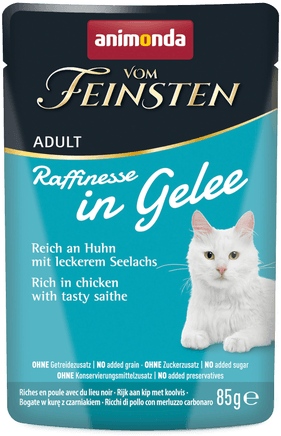 Animonda Vom Feinsten Adult Raffinesse i gelé kylling 24 x 85 g