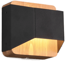 Trio Lighting Arino LED-vegglampe, svart