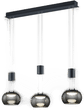 Trio Lighting Madison LED-Pendellampe 3-os Mattsvart