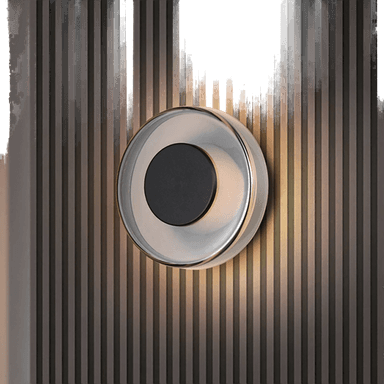 Trio Lighting LED-vegglampe Celeste, Ø 22 cm