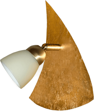 Busch Elegance vegglampe, gull