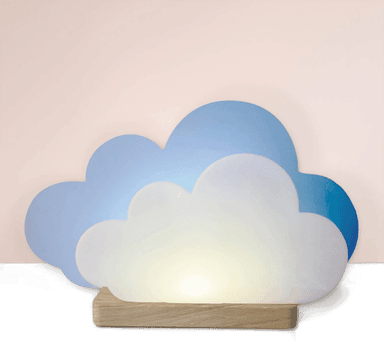 Elobra LED-bordlampe Wölkchen, blå