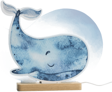 Elobra LED-bordlampe Paul Pottwal, blå