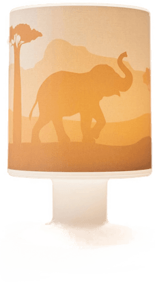 Elobra LED bordlampe Scandi Savanne, oransje