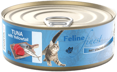 Porta 21 Feline Finest Tunfisk med piggmakrell 6 x 85 g