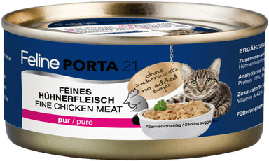Feline Porta 21 kattefôr Kylling 6 x 156 g