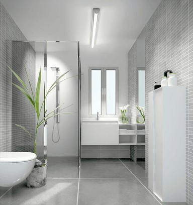 Helestra LED-speillampe LOOM 2, 120 cm