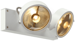 SLV Kalu Taklampe Dobbel Hvit