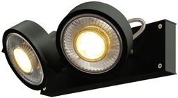 SLV Kalu Taklampe Dobbel Sort