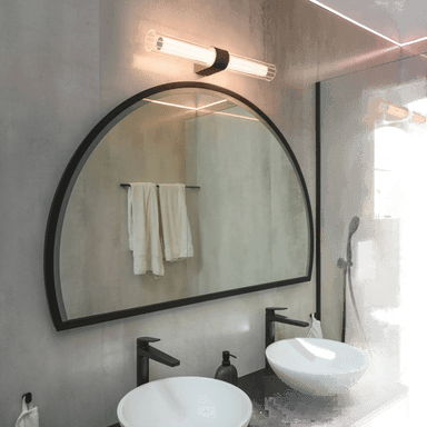 SLV Lygant dobbel vegglampe svart