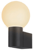 SLV Varyt vegglampe svart 12 cm