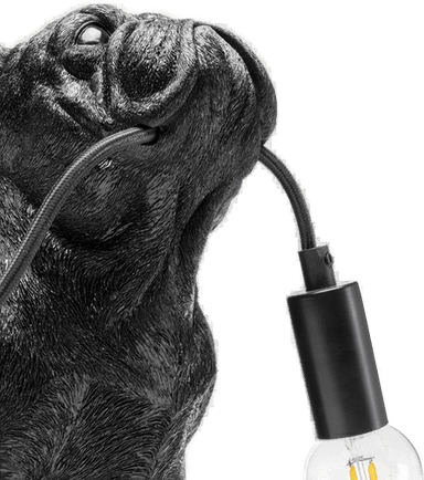 Kare Toto bordlampe hundefigur