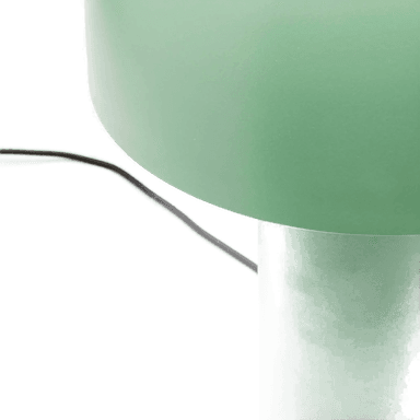 Kare bordlampe Loungy, grønn