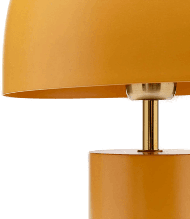 Kare bordlampe Loungy, oransje