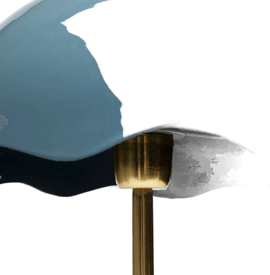 Kare Lia bordlampe, blå