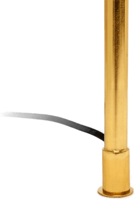 Kare Lia bordlampe, oransje