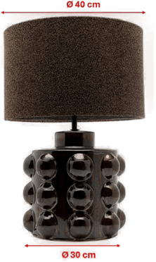 Kare bordlampe Calamaro 58 cm