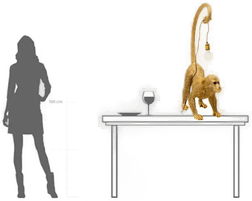 Kare Monkey Dance gulvlampe 120 cm