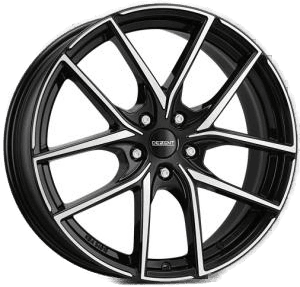 Dezent TO Black polished 7.5x17 5/112 ET40