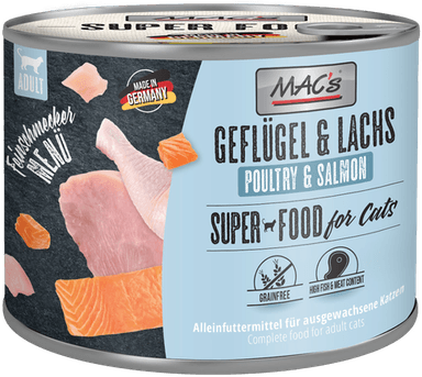 MAC's Cat Gourmet Fjørfe & Laks 24 x 200 g