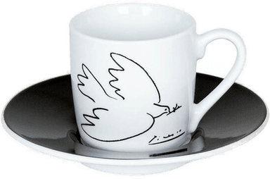 Könitz Picasso espressokopp med skål 8,5 cl