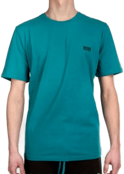 BOSS Mix and Match T-shirt Turkis Herre