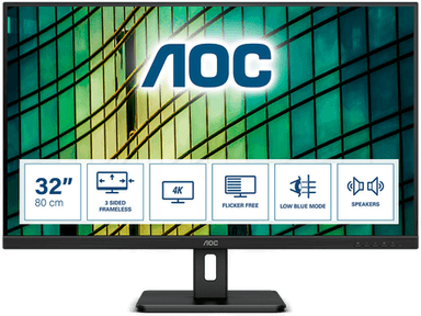 Aoc U32E2N 31,5" 4K VA-skjerm