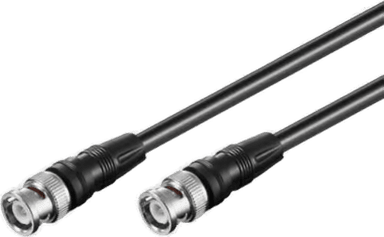 Microconnect Koaksialkabel 10 m BNC Sort