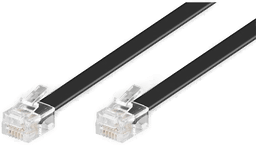 Pro telefonkabel 3 meter svart